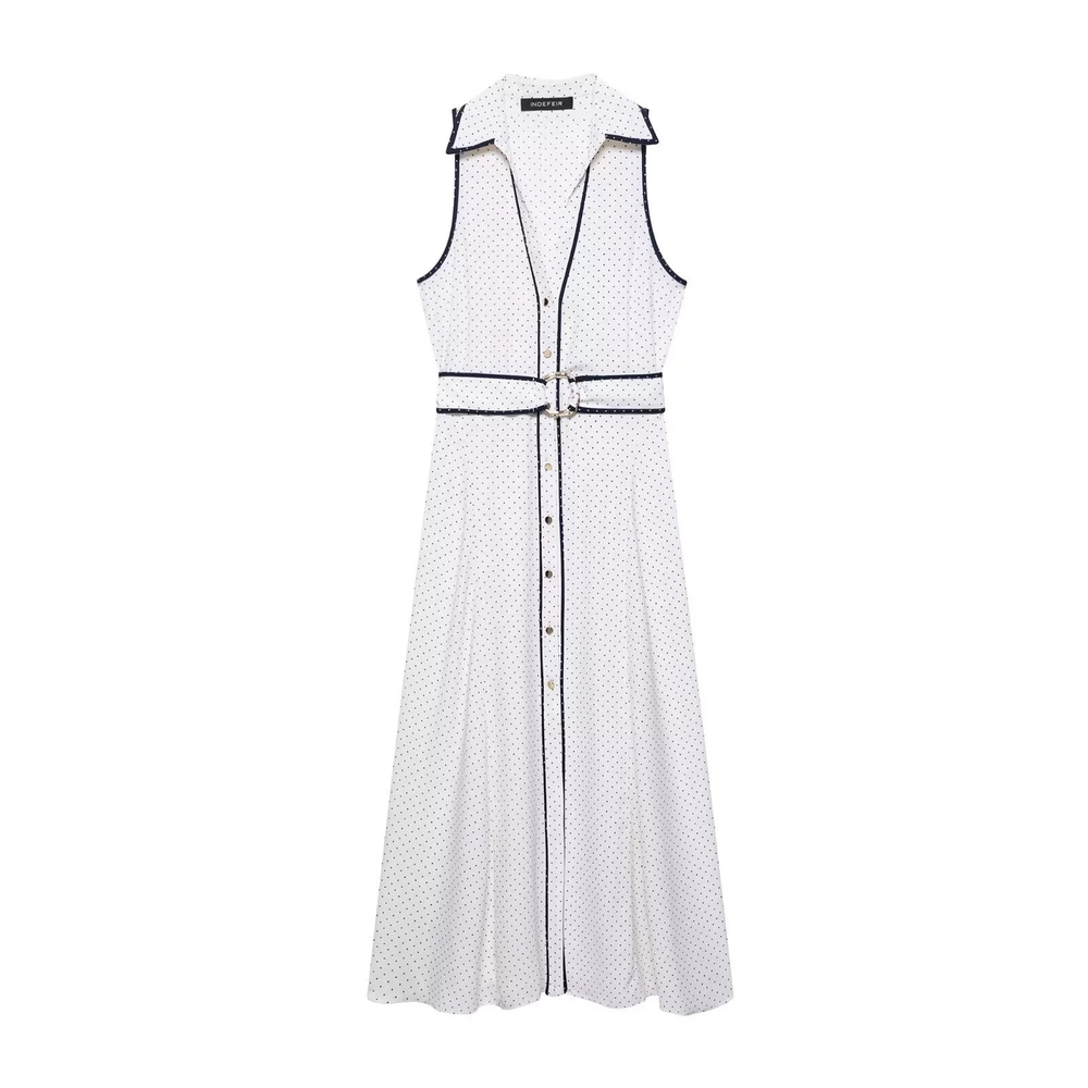 White Sleeveless Dress
